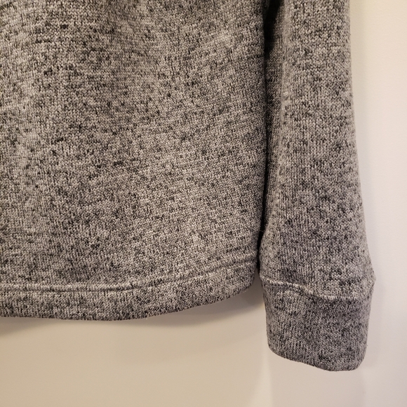 Levi's Shawl Collar Chunky Knit Cardigan Sweater Gray Fisherman Men's Medium - Picture 9 of 9